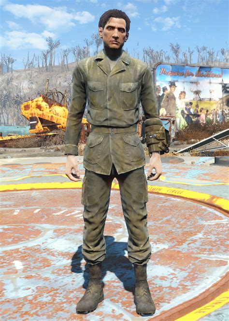 fallout 4 spike armor|military fatigues fo4.